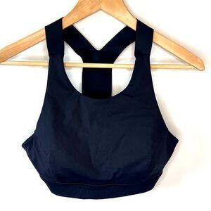 Lululemon Athletica Women's Fast and Free Y-Back Sports Bra in Black, Size 10